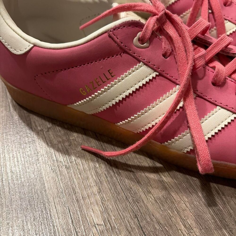 Adidas Gazelle Pink Fusion Gum Sneakers - Picture 2 of 7